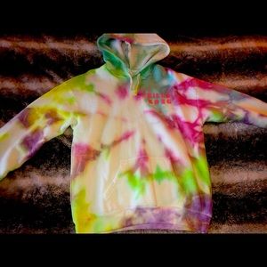 Womens Tie Dye Billabong Hoodie Sweater